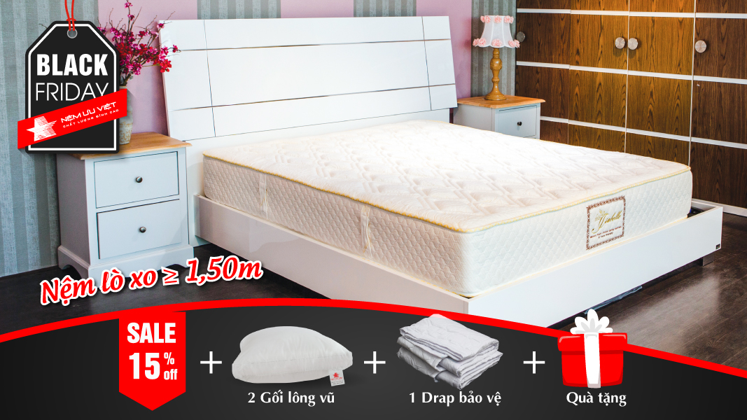 nệm ưu việt black friday khuyến mãi sale